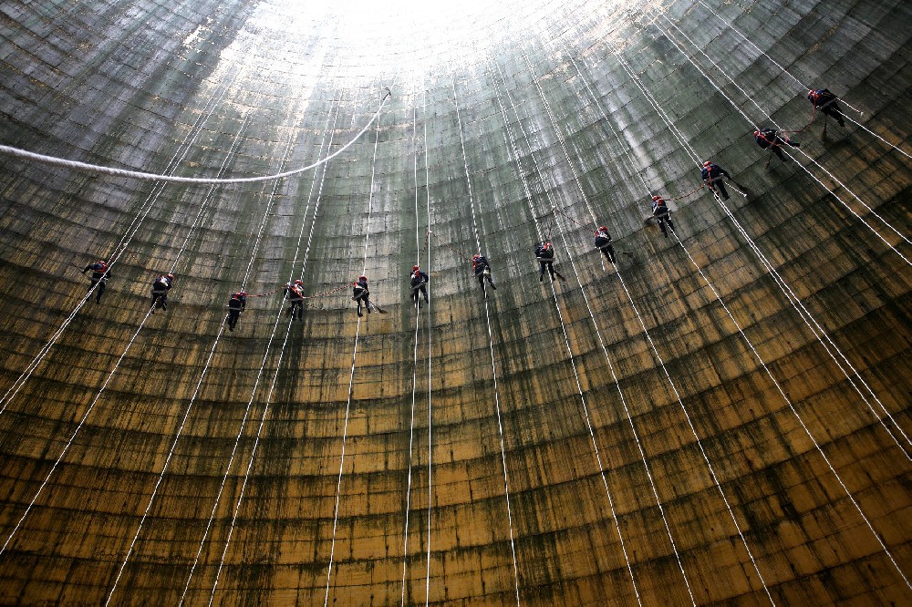 冷却塔内壁清理